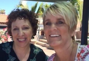 Laura Gelezunas and I in Puerto Vallarta, getting ready for a video-shoot.